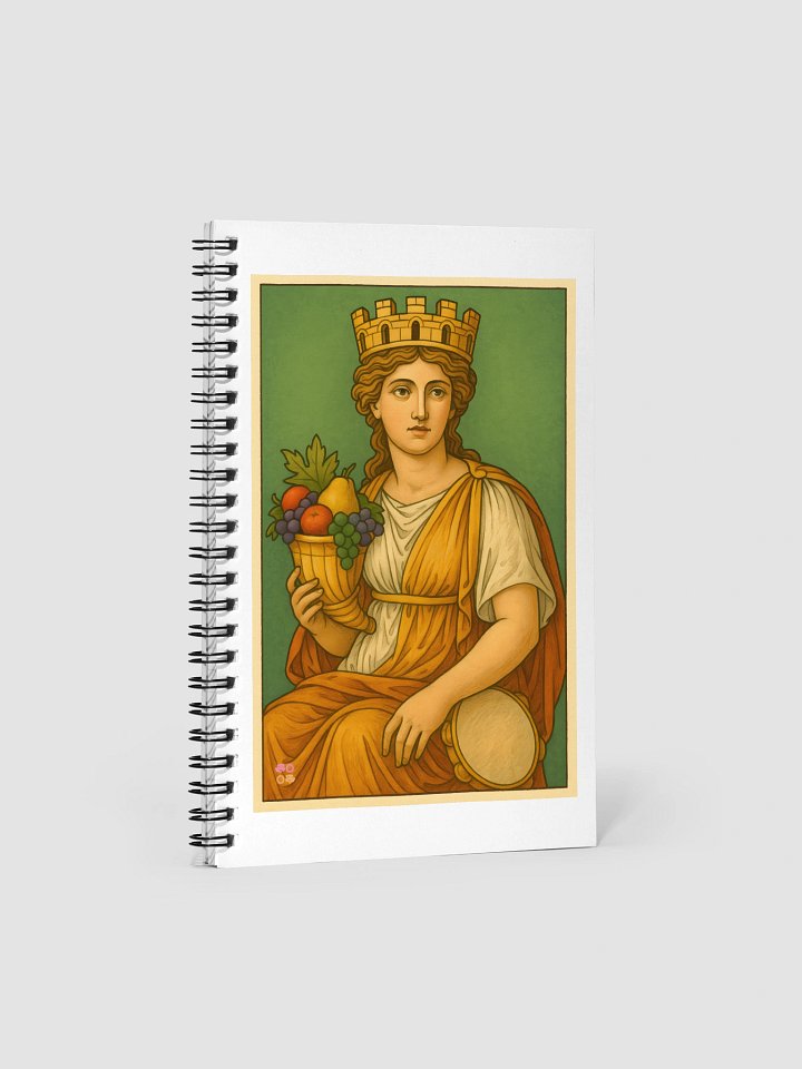 Goddess Fortuna Annonaria Spiral Notebook product image (1)
