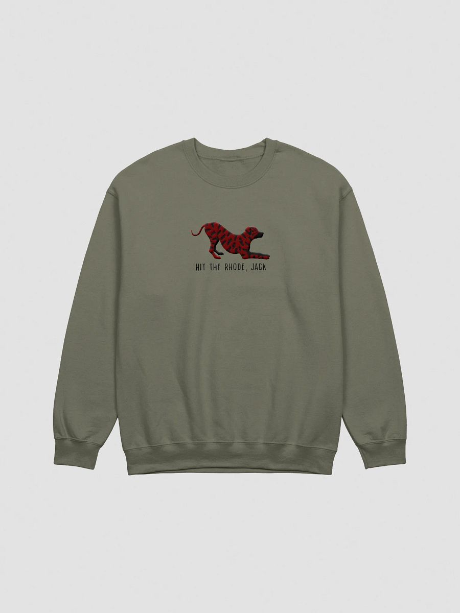 Hit the Rhode, Jack Sweatshirt (Embroidered) of a Rhodesian Ridgeback(Brindle) product image (7)