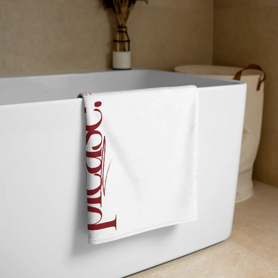 Retro Strawberries Sublimated Towel product image (3)