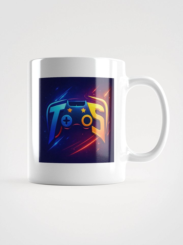Tony Saiz Signature Logo White Glossy Mug (2025) product image (1)
