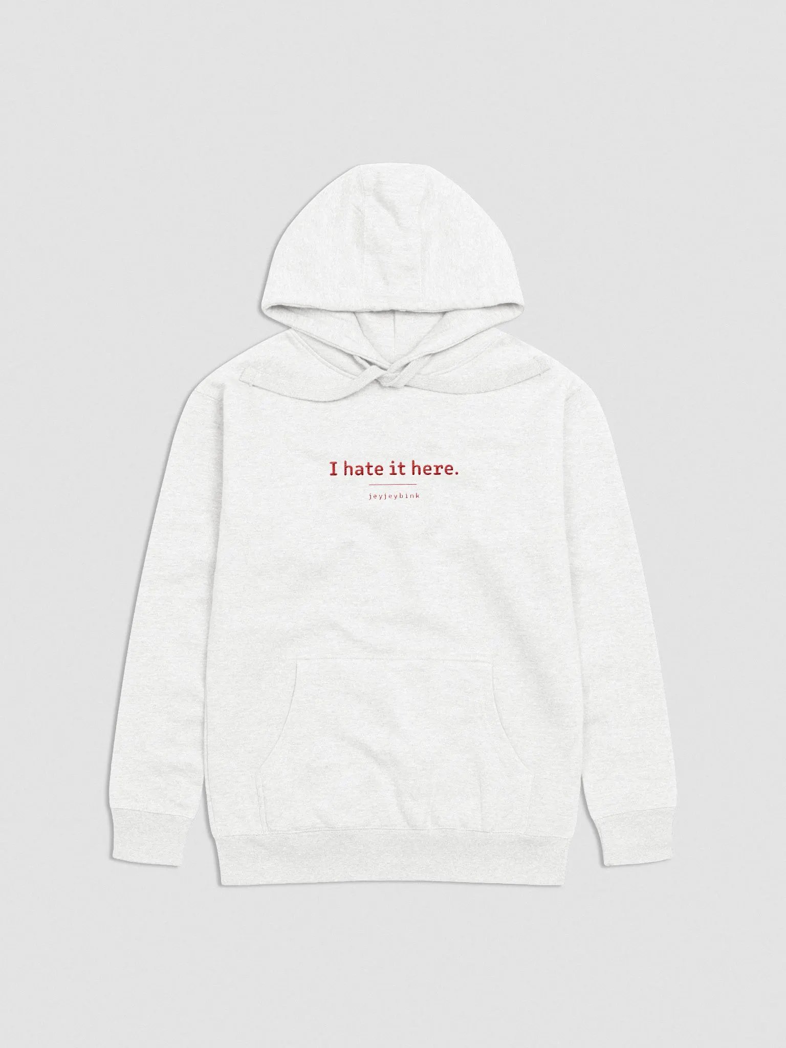 I hate it here - Embroidered hoody product image (27)