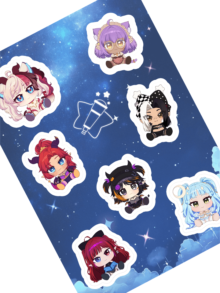 StarGazer Group Sticker Sheet product image (1)