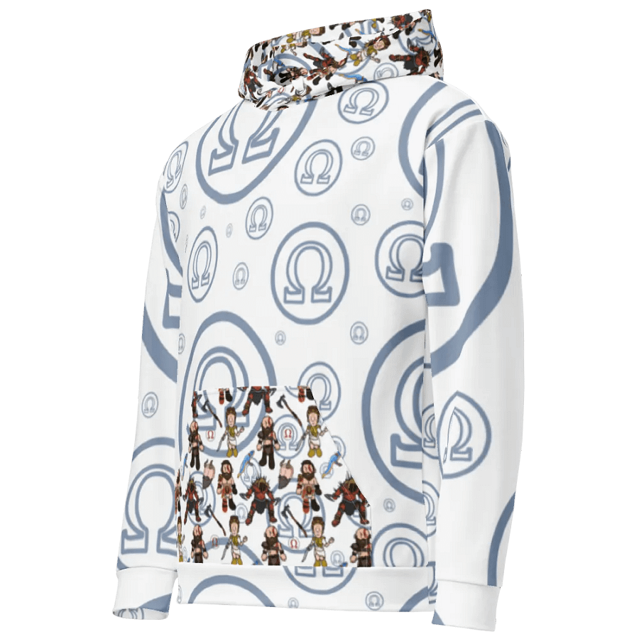 God of War Patterned Hoodie (white) product image (3)