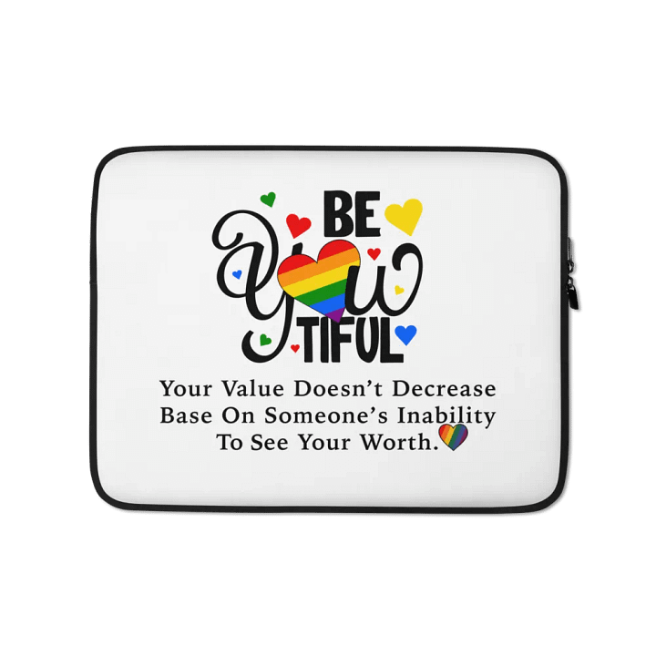 BeYouTiful Laptop Sleeve product image (1)