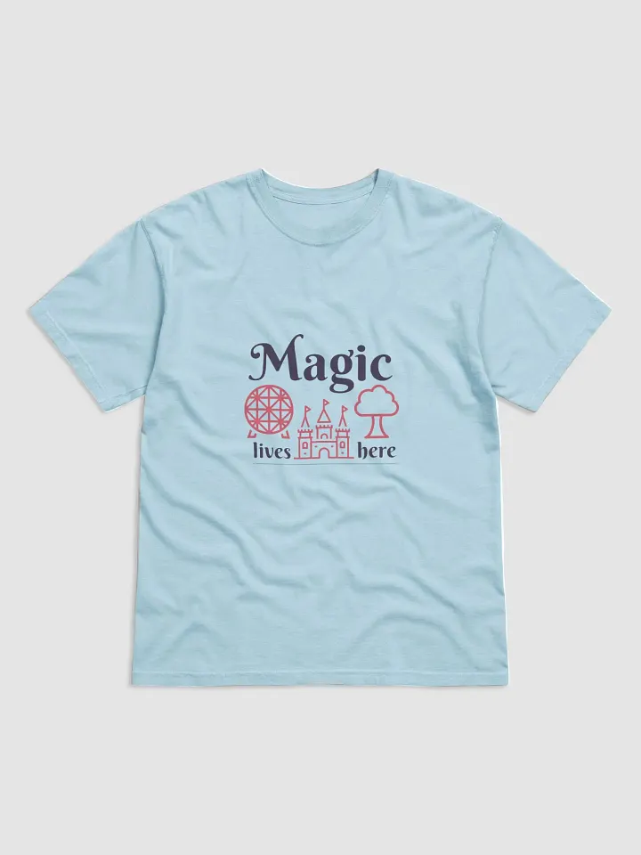 Disney Magical World: Magic Lives Here Disney Attractions Heavy Weight Tee Light Colors product image (2)