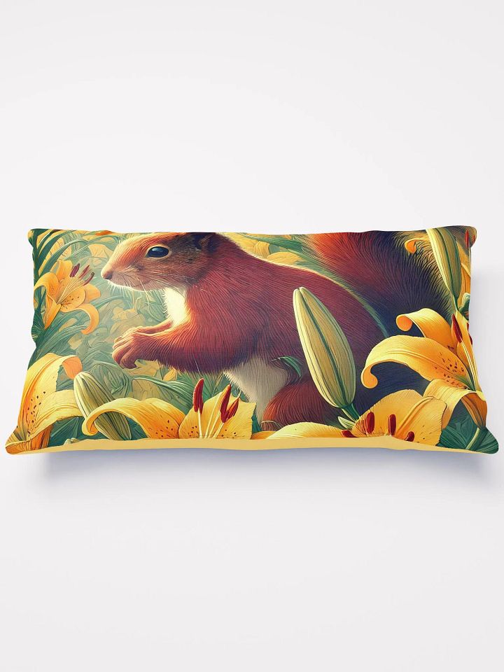 Squirrel&Lilies Decorative Pillow product image (2)