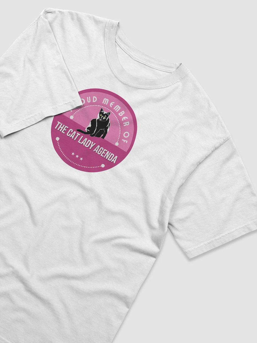 The Cat Lady Agenda Pink Logo T-shirt product image (3)
