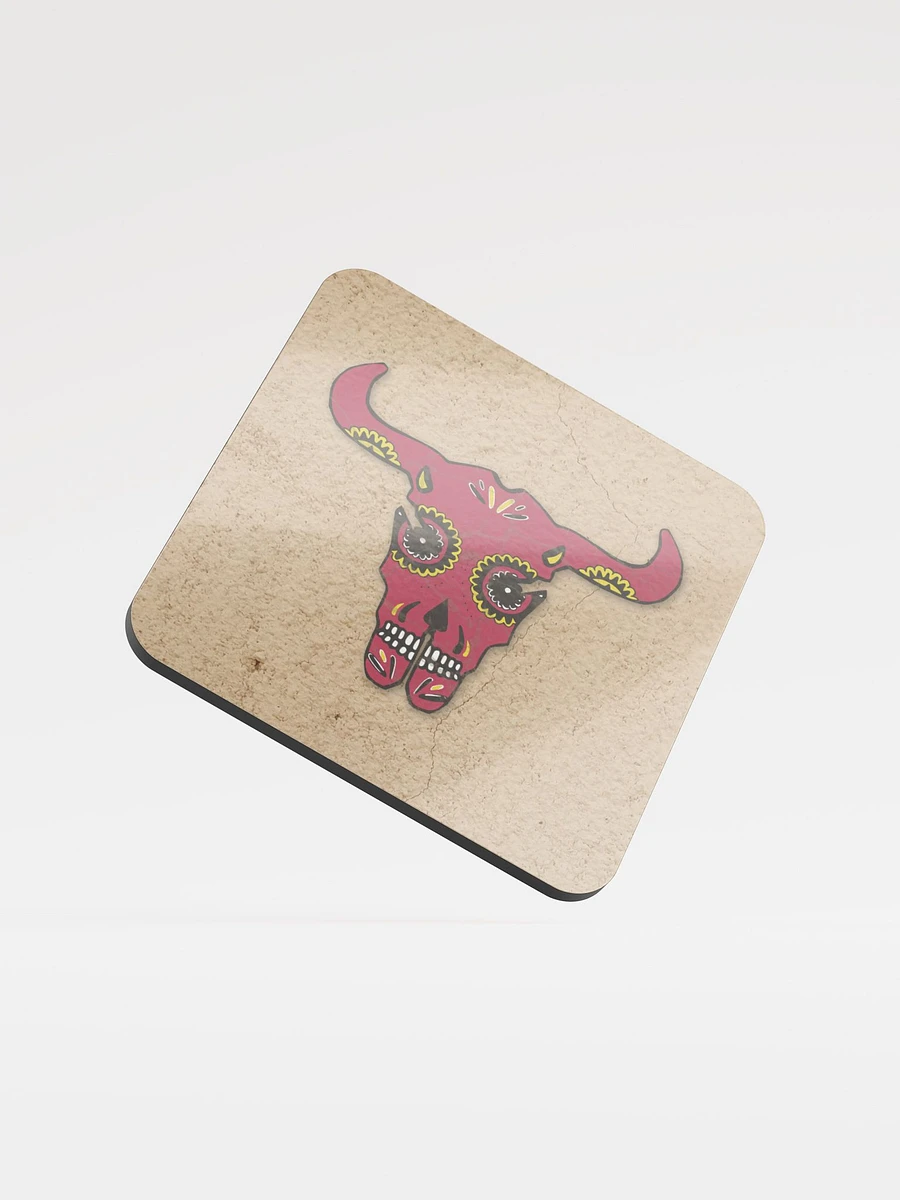 Sugar Cow Skull Beverage Coaster product image (1)