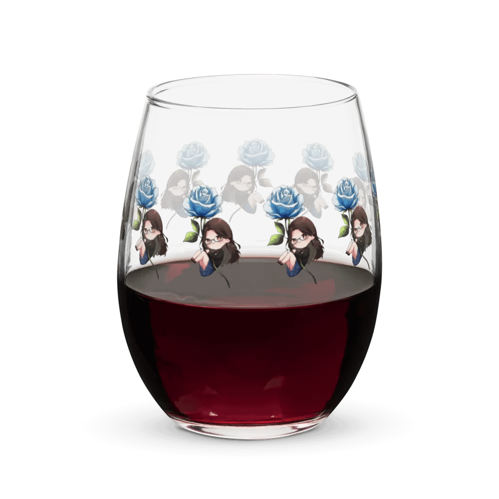 Whovie Rose Stemless Wine Glass product image (6)