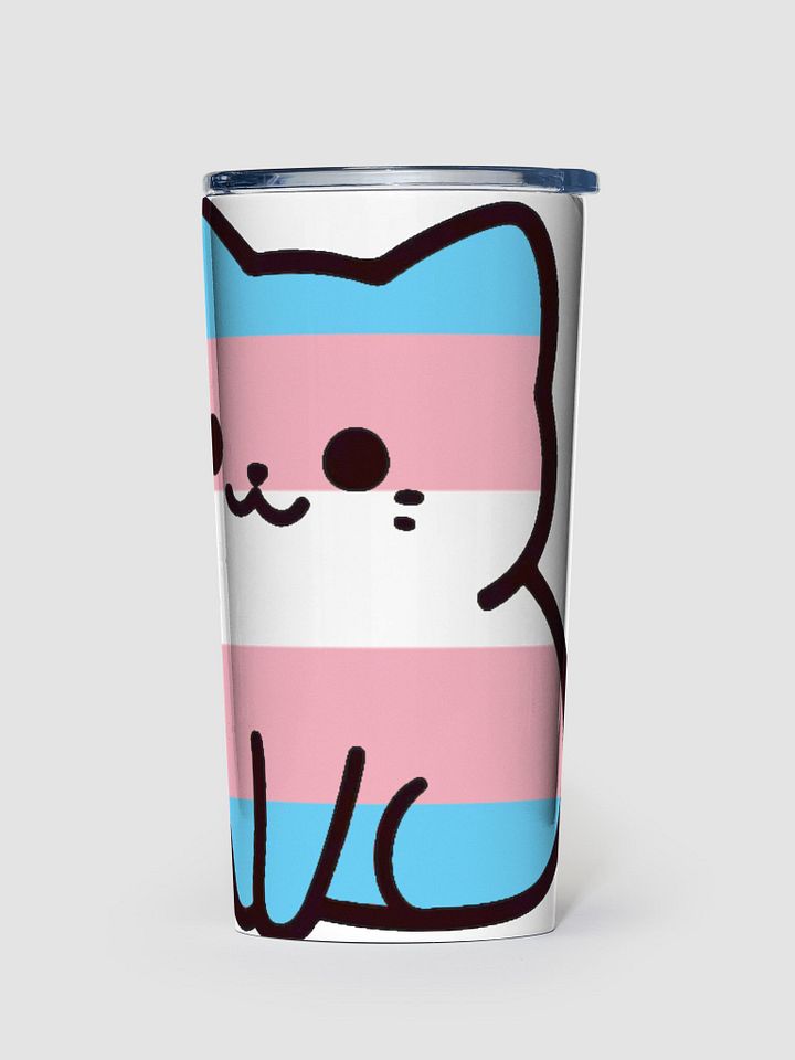 Transgender Pride Kitty Tumbler Cup product image (1)