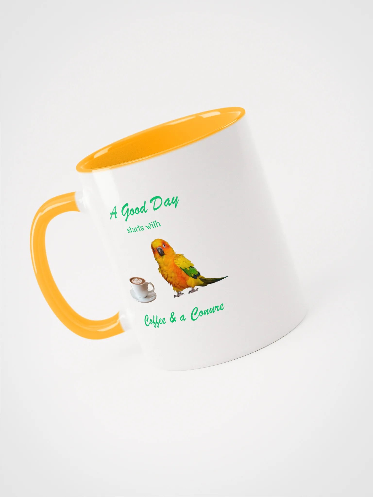 Good Day Parrot Ceramic Mug product image (2)