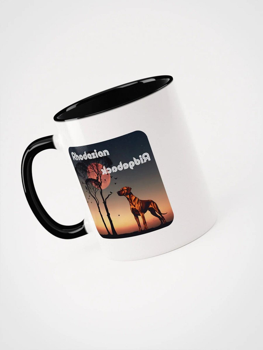 Rhodesian Ridgeback Style Sunset Ceramic Mug product image (5)