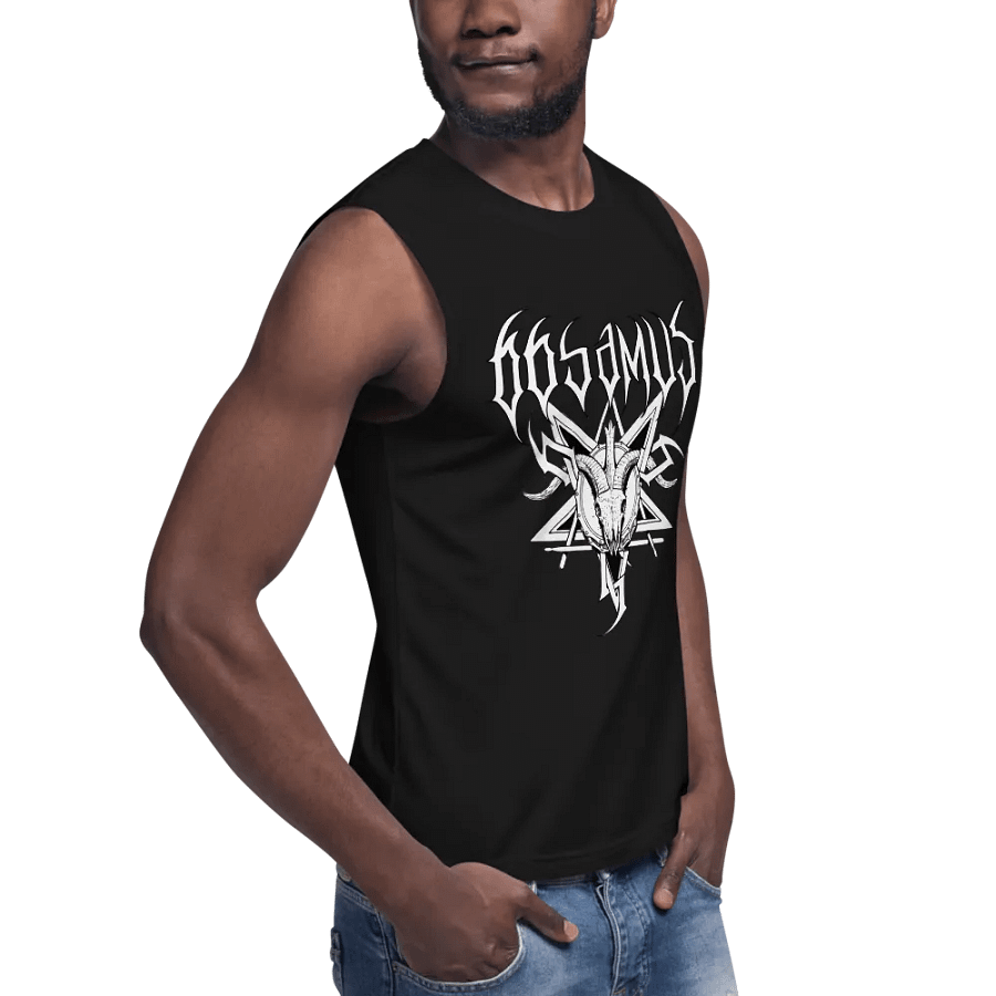 66Samus muscle tank (b&w) product image (9)