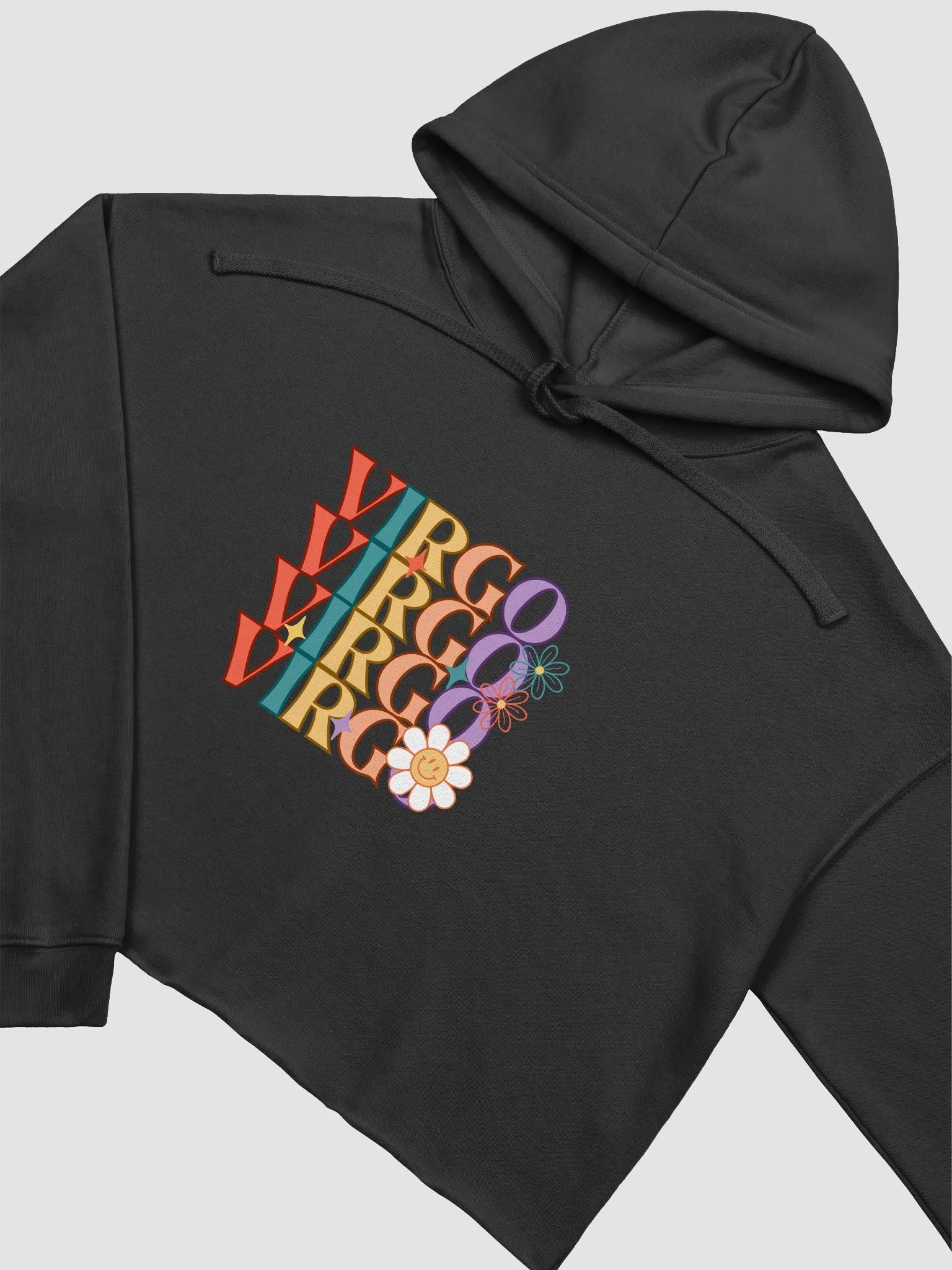 Virgo Groovy Cropped Hoodie product image (3)