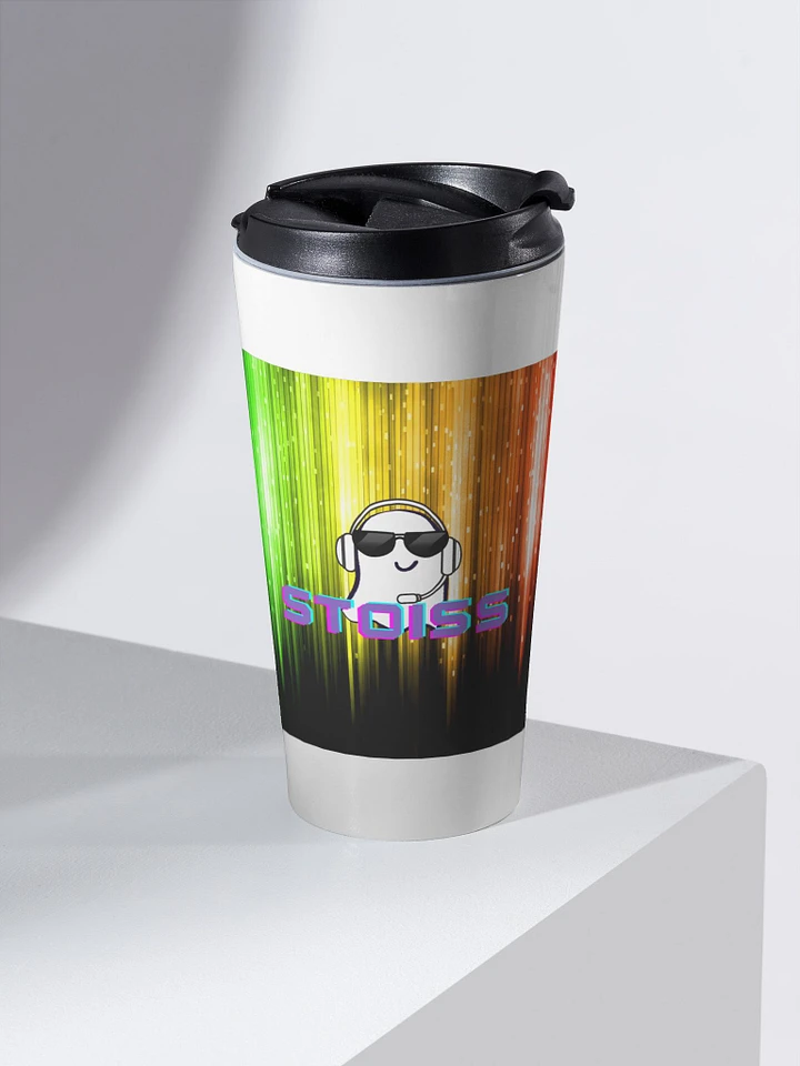 Ghost Rainbow Travel Mug product image (1)