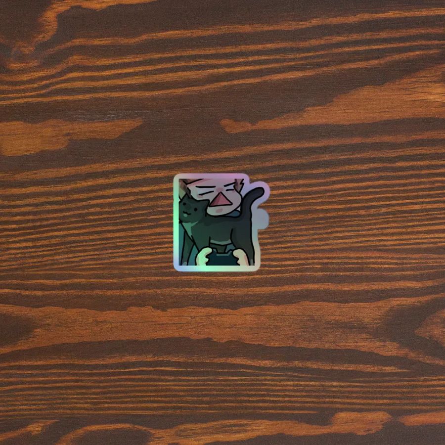 Nellie Distraction Holographic Emote Sticker product image (5)