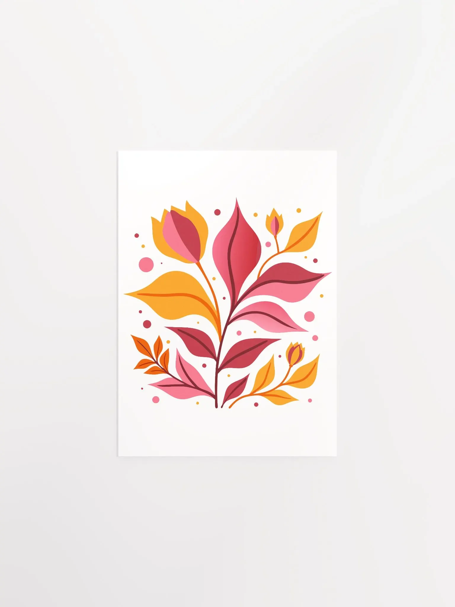 Vibrant Botanical Art Print - Modern Home Decor Poster product image (1)
