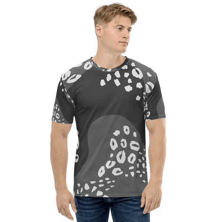 Wild Grey Leopard All-Over Tee product image (2)
