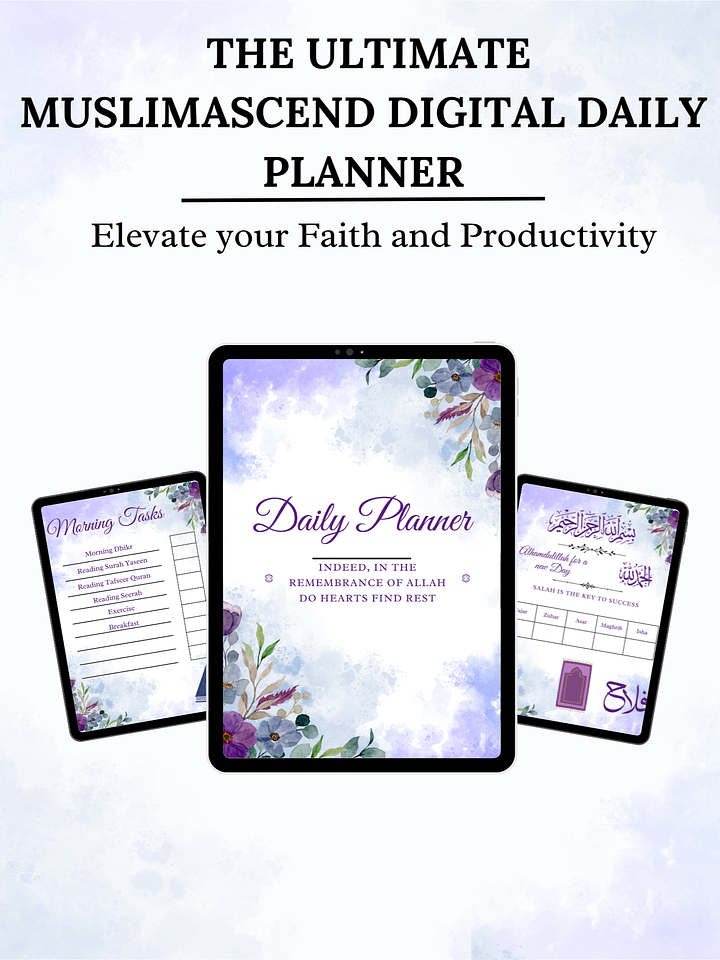 The Ultimate MuslimAscend Digital Daily Planner product image (1)