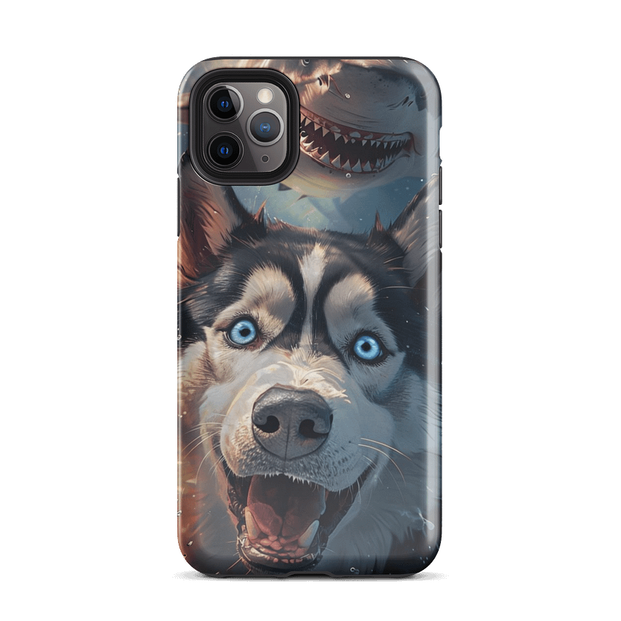 Surreal Husky vs. Shark iPhone® Tough Case product image (51)