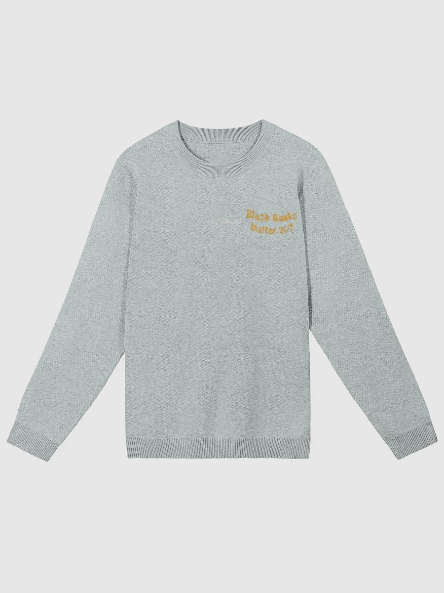 Customizable Classic Fit Jacquard Crewneck Sweater product image (1)