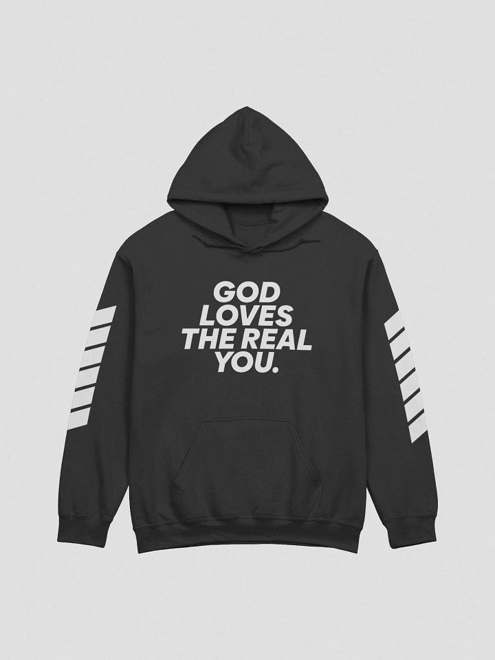 The Real One Black Hoodie product image (1)