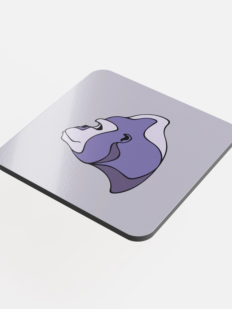 Majestic Gorilla - Glossed Cork Coaster product image (4)