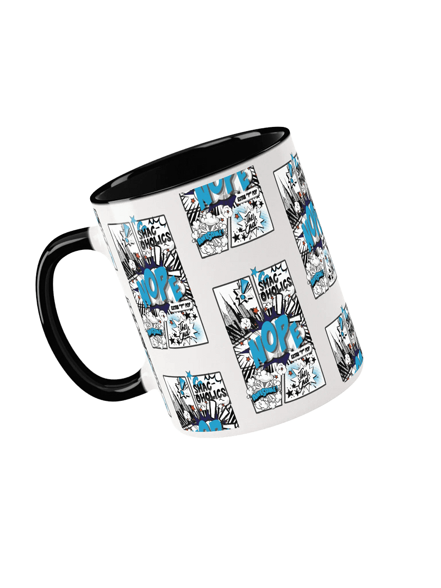 Shac-oholics Comic Blast Mug - Blue 