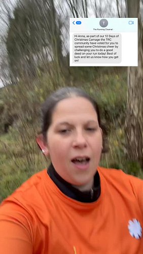 Spread some Christmas joy this week and do a good deed for someone in your community 🌲🧑‍🎄. Bonus points if running is involve...