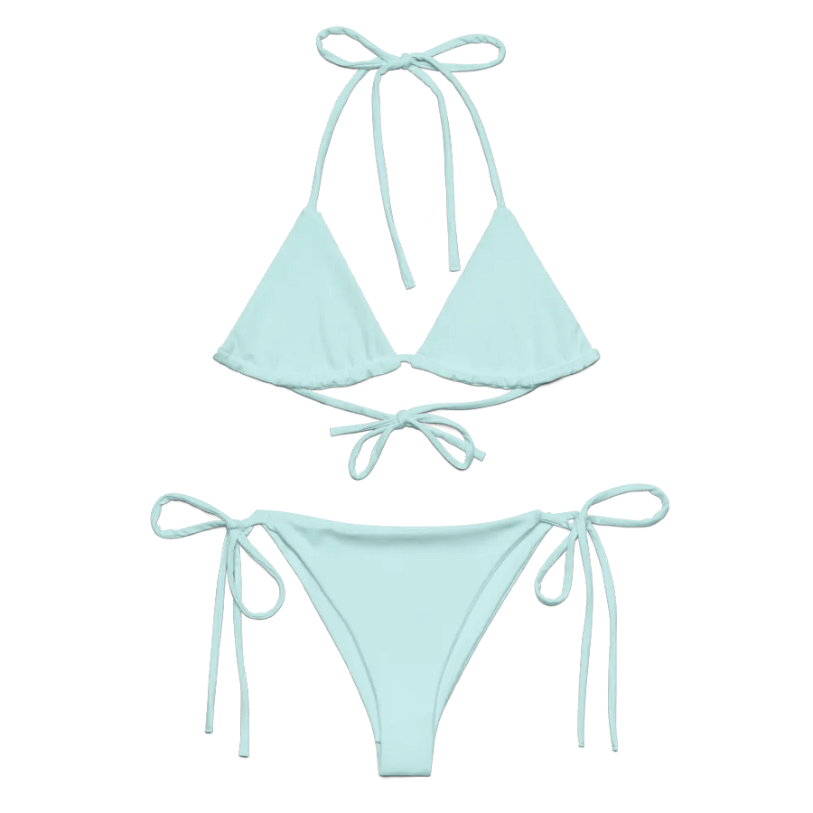 Mint Blue String Bikini product image (5)
