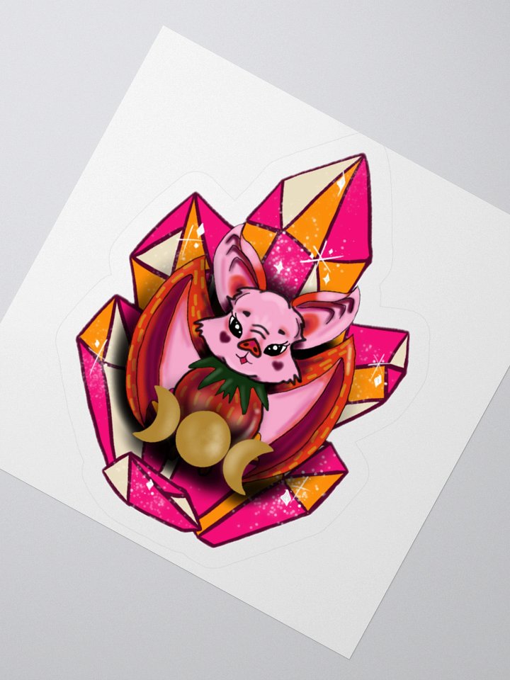 Lunar Bat Kiss Cut Stickers product image (5)