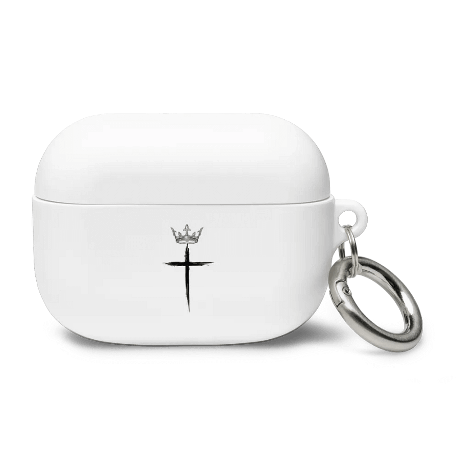 Crowned Cross AirPods Case product image (1)
