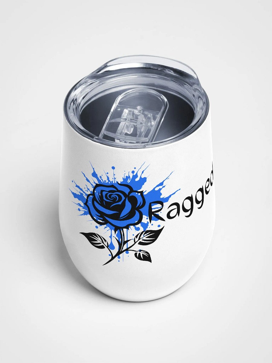Ragged Rose Blue Wine Tumbler product image (4)