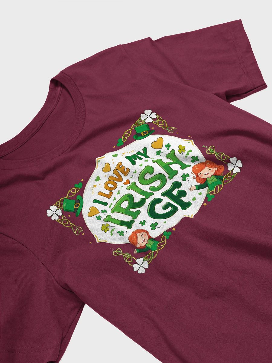 I Love My Irish GF – Cute & Proud Irish Romance Design product image (3)