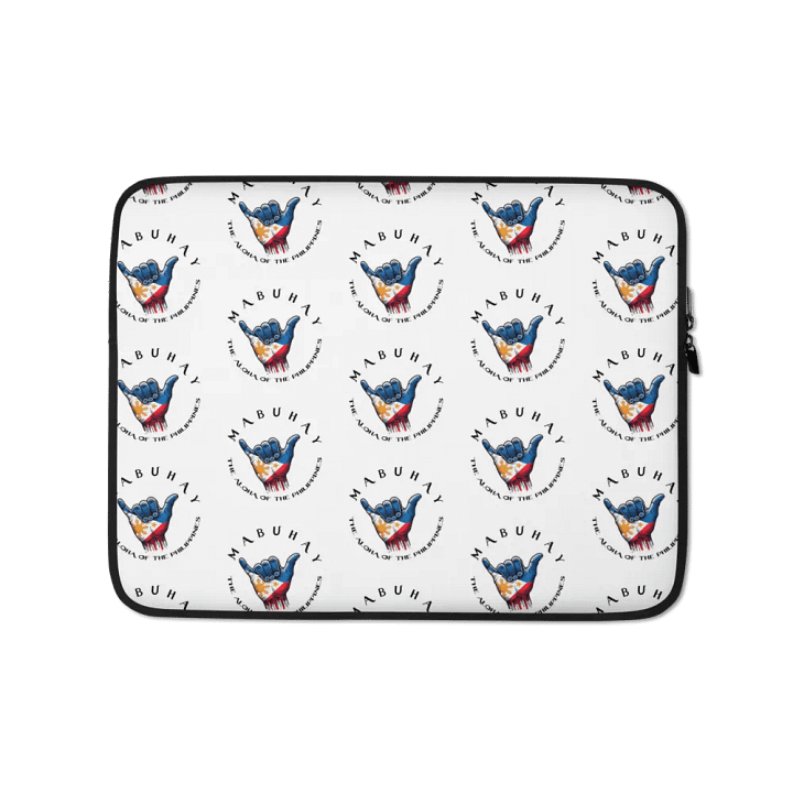 MABUHAY THE ALOHA OF THE PHILIPPINES LAPTOP SLEEVE - SHAKA HANG LOOSE VIBES FOR YOUR TECH product image (1)