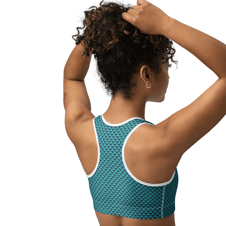 Geometric Waves Sports Bra product image (2)