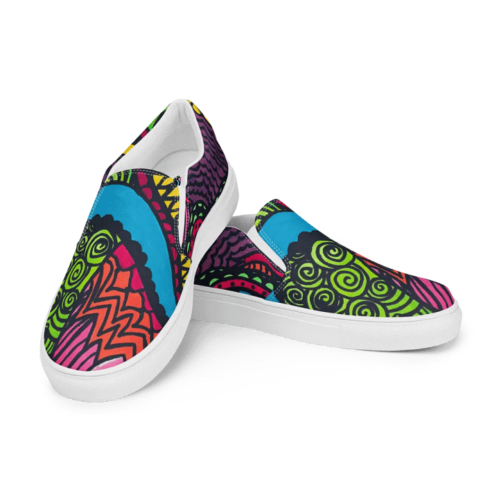 Women's Psychedelic Movement Slip-Ons product image (2)