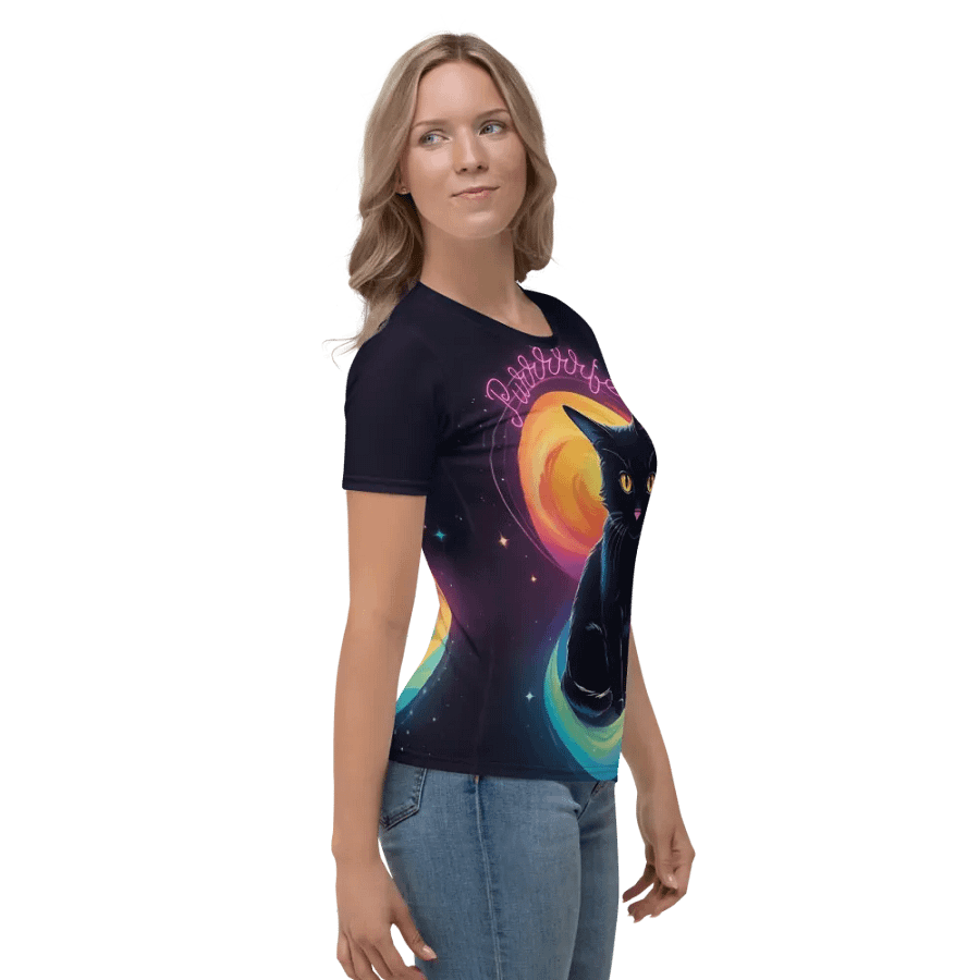 Cat Purrrrfect All Over Print T-shirt product image (4)