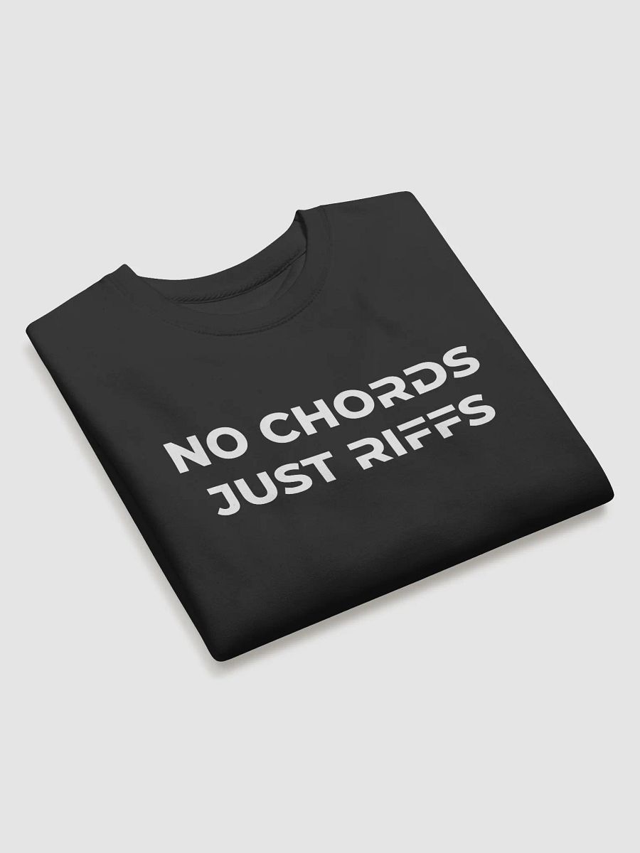Sweatshirt - No Chords, Just Riffs // TÅBCORE (front & back print) product image (3)