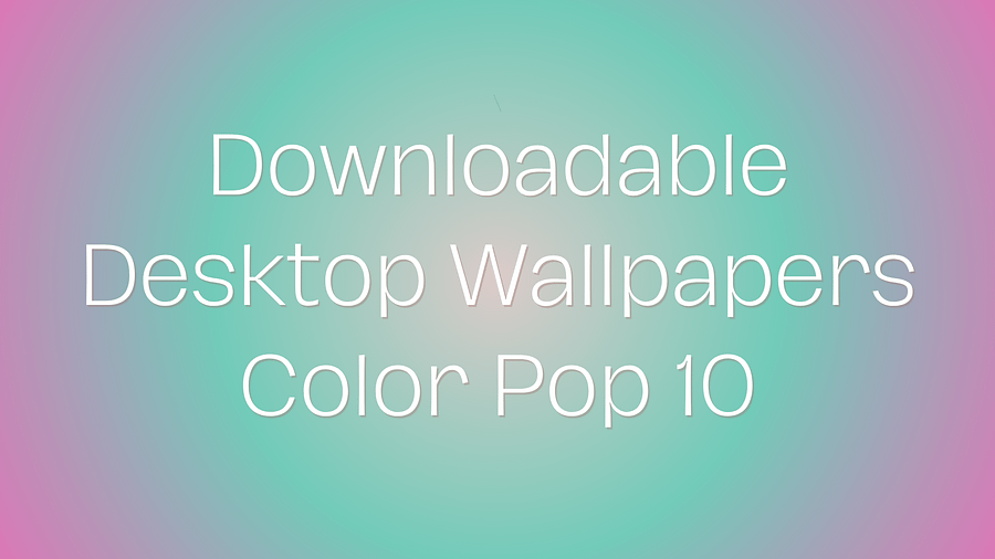Color Pop Desktop Wallpaper Set 10 product image (1)