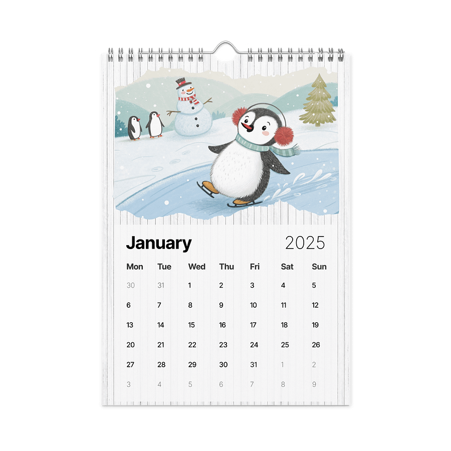 ADORABLE ANIMALS WALL CALENDAR 2026 product image (6)