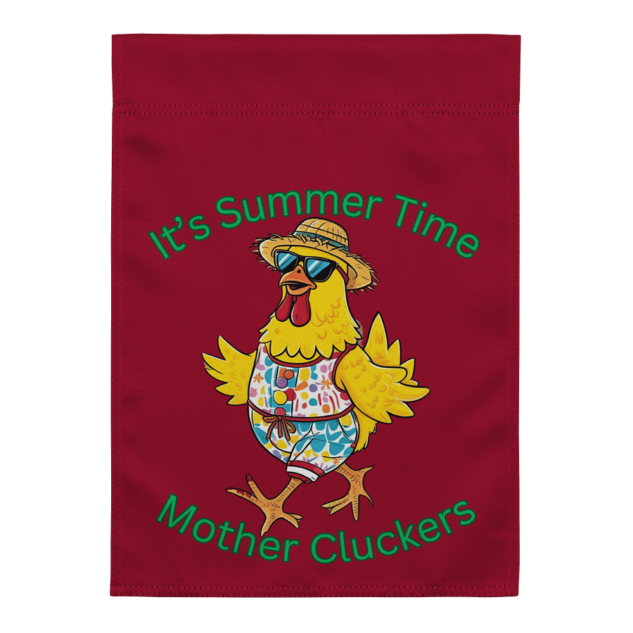 Summer Clucker Garden Flag product image (1)