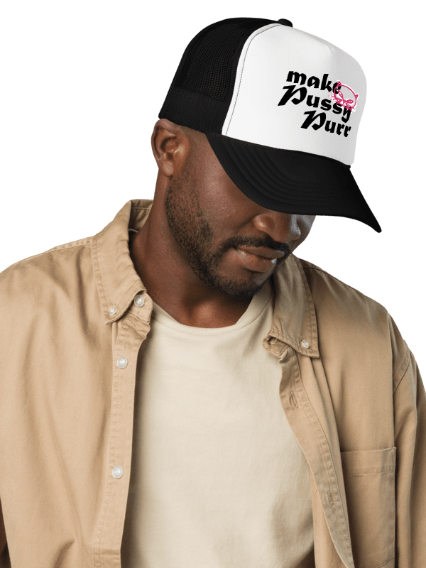 Pussy Cat Face Pur | Foam Trucker Hat product image (5)