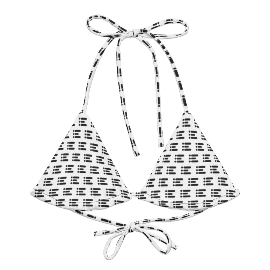 All-Over Print Padded String Bikini Top product image (2)