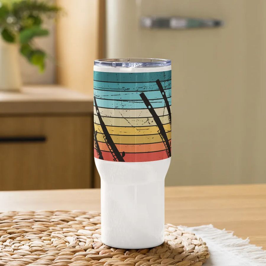 Abstract Flute Stainless Steel Travel Mug - Piccolo product image (9)