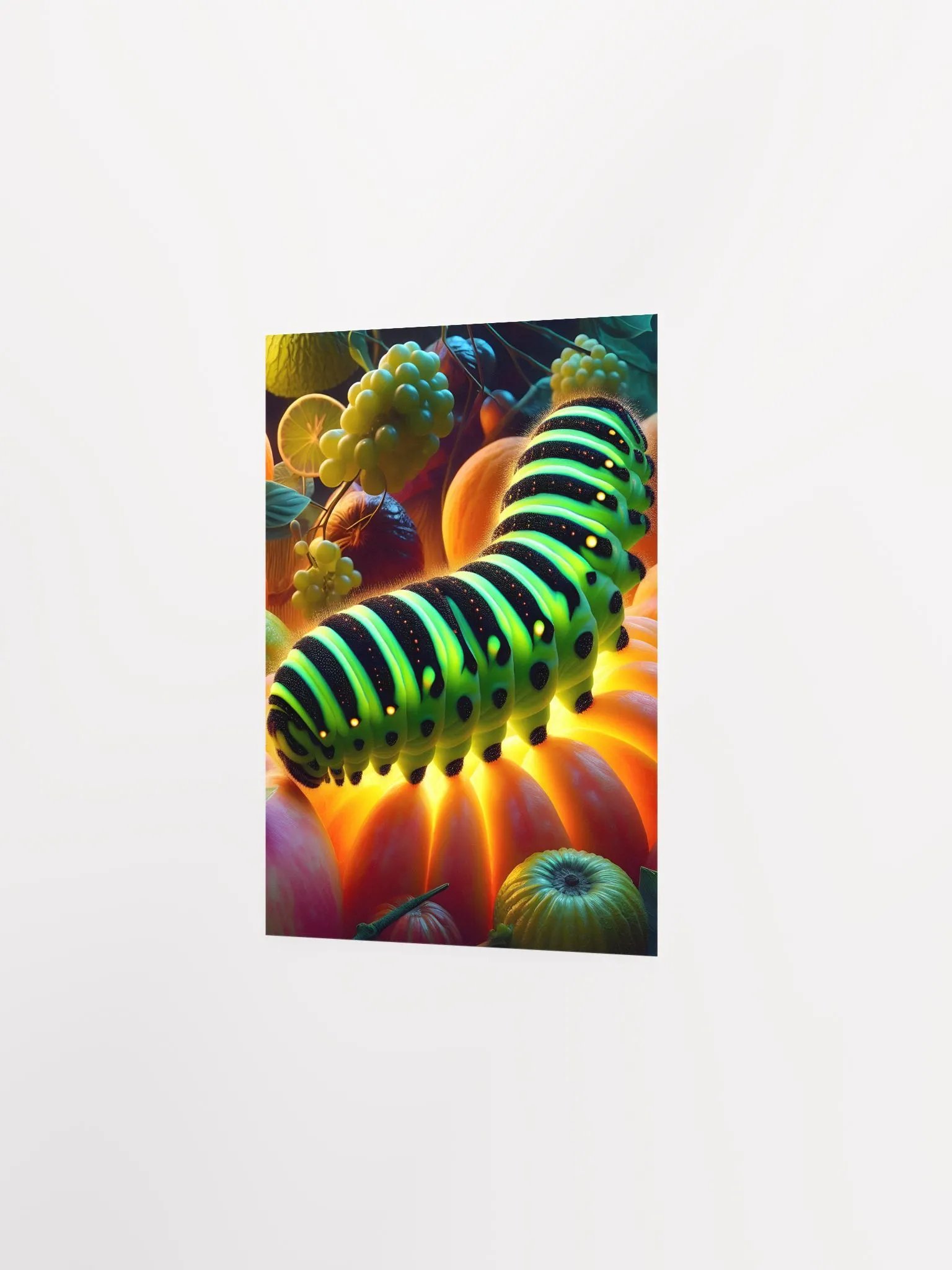 Glowing Caterpillar Fantasy Poster product image (7)