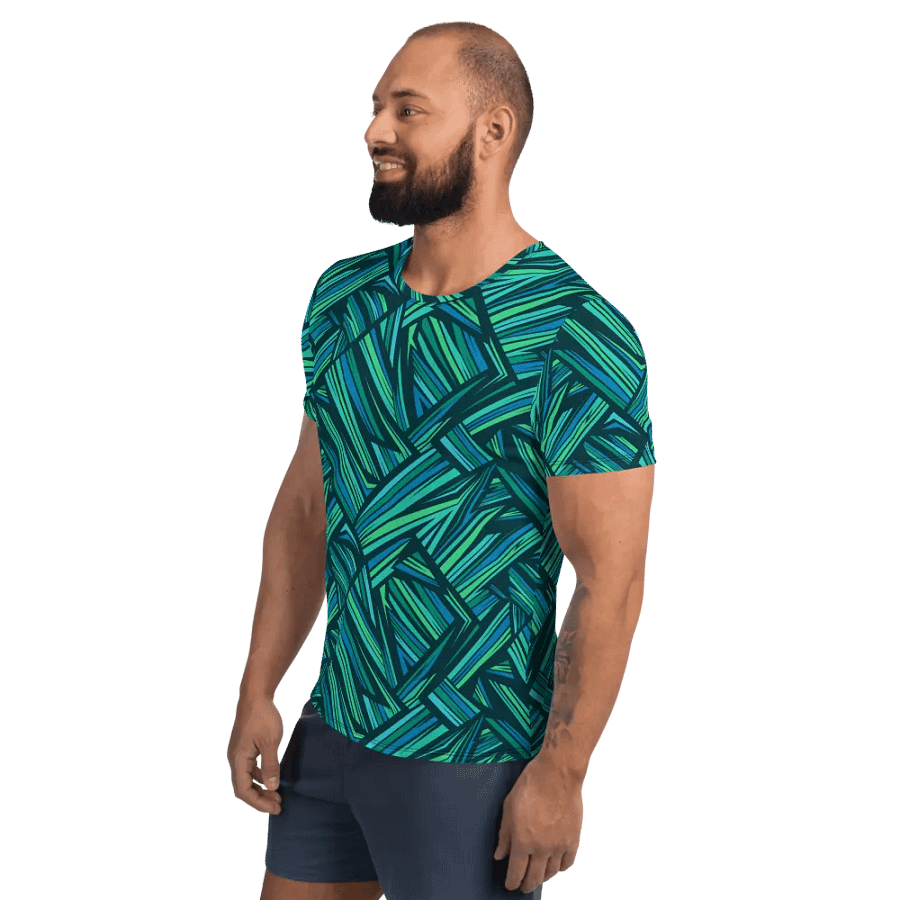 Aqua Angles | Men´s Athletic T-Shirt product image (3)