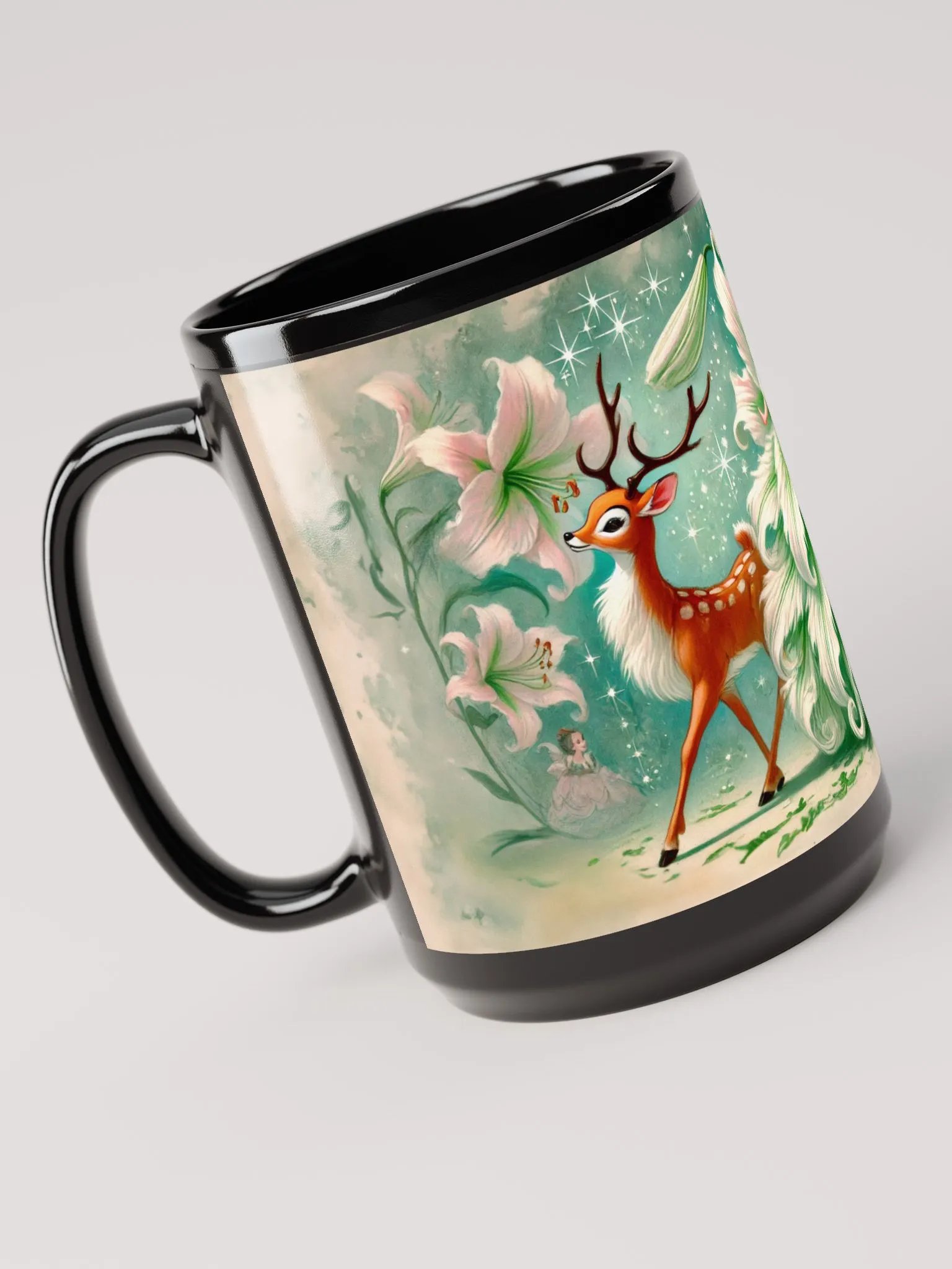 Enchanted Forest Fairy and Reindeer Mug product image (3)