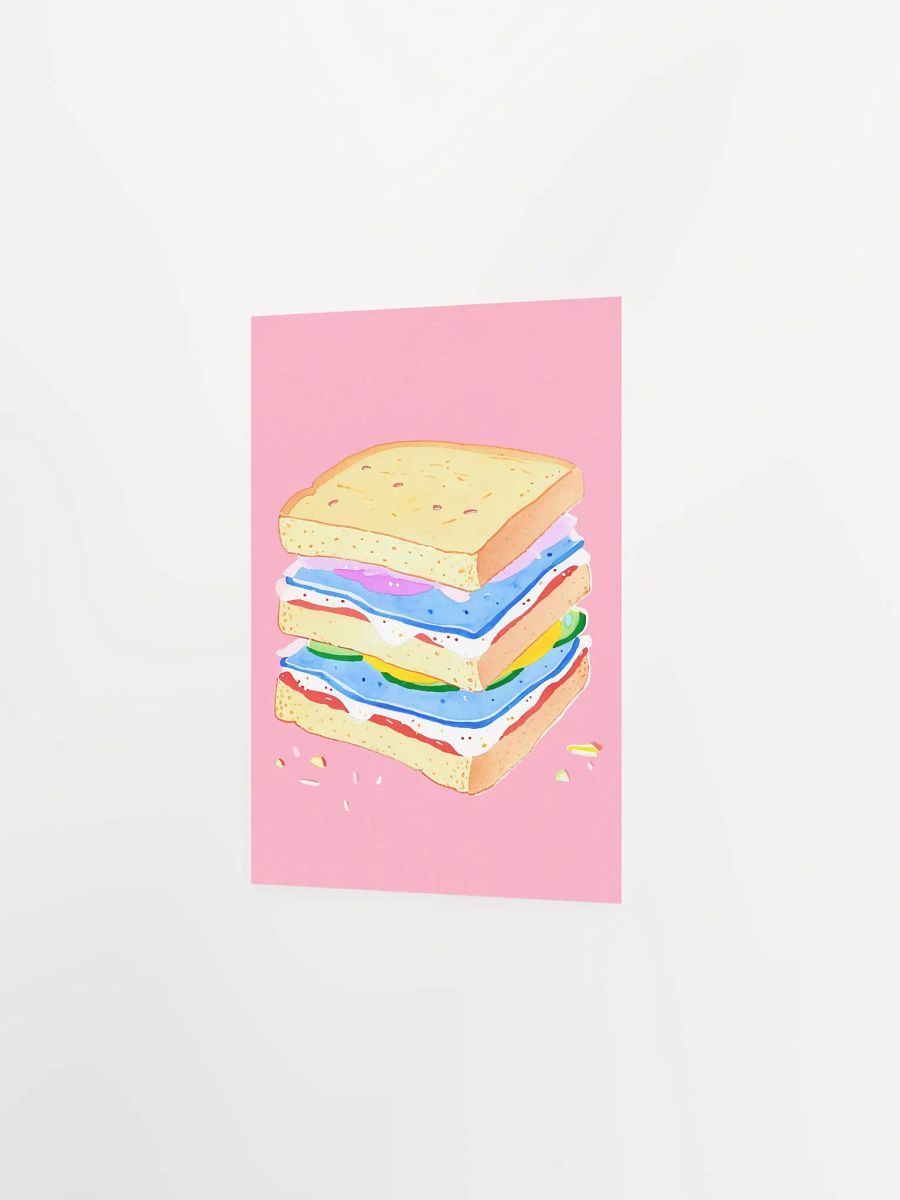 Whimsical Sandwich Delight Poster product image (3)