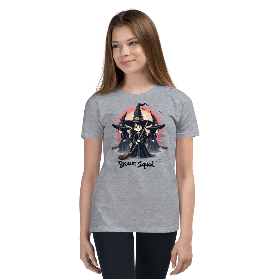 Broom Squad Youth Witch T-Shirt product image (2)